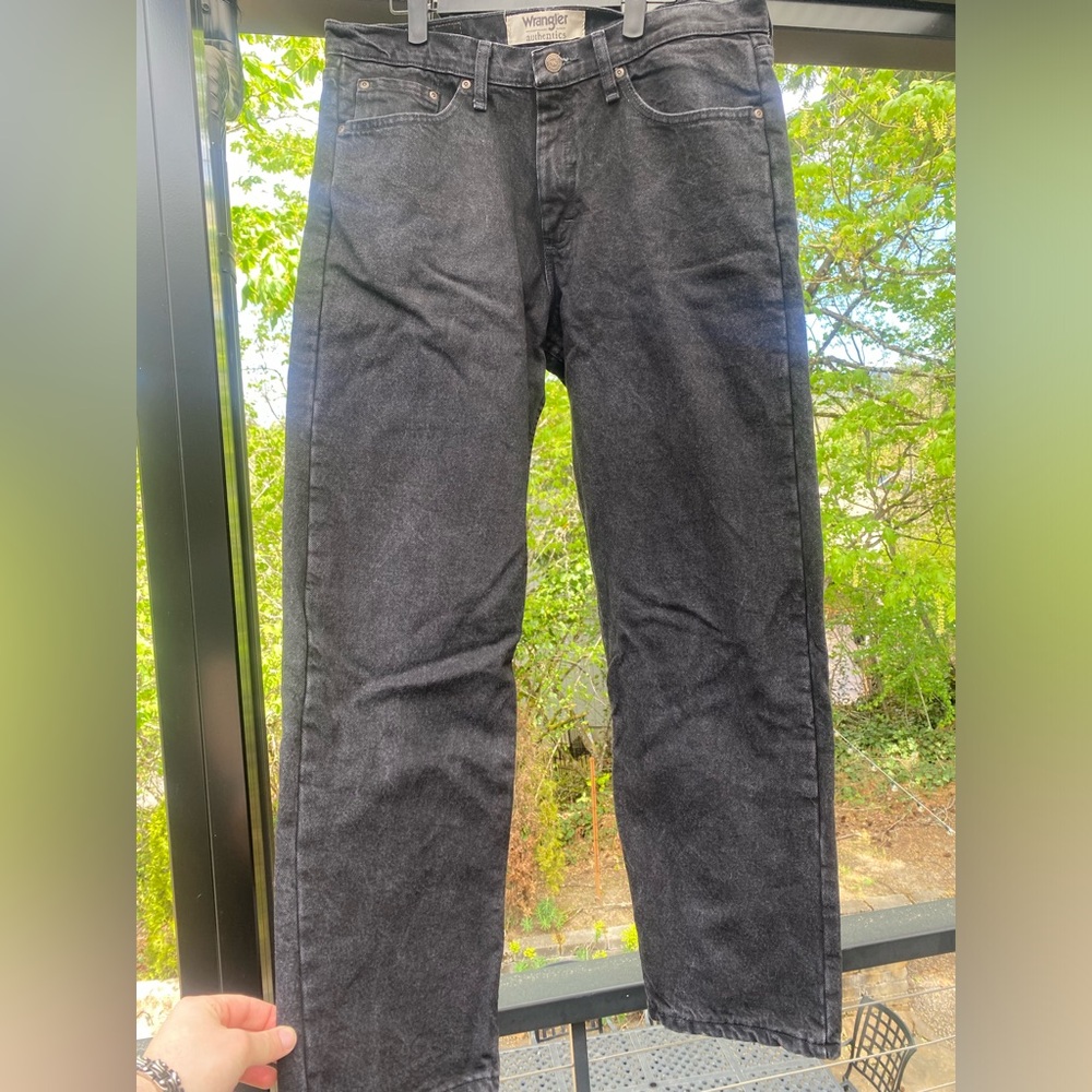 Insulated Black Wrangler jeans